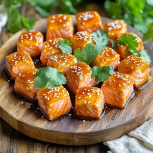 Air Fryer Sweet Chili Salmon Bites for Easy Enjoyment