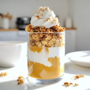 Pumpkin Spice Latte Parfait Delicious Seasonal Treat