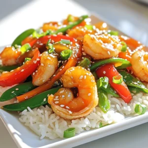 Garlic Honey Shrimp Stir Fry Quick and Tasty Meal