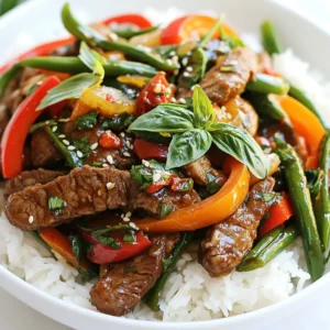 Thai Basil Beef Stir Fry Quick and Flavorful Meal