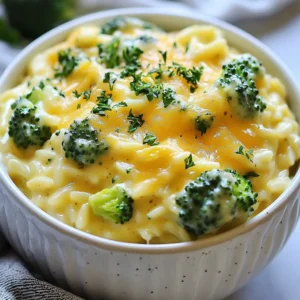 Creamy Broccoli Cheddar Orzo Delightful Dinner Recipe
