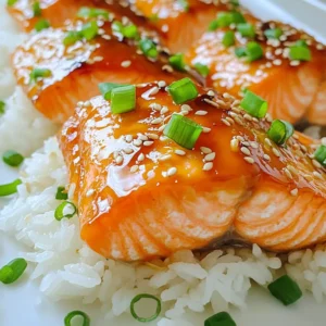 Sriracha Honey Glazed Salmon Savory and Simple Dish