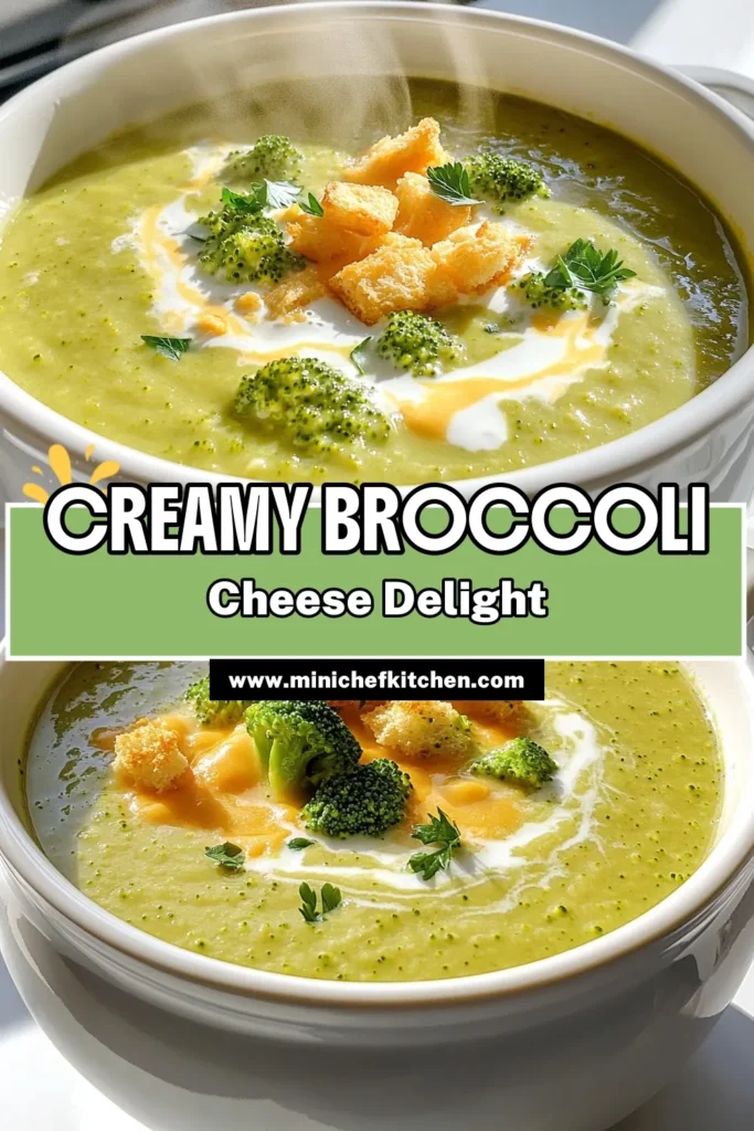 Warm up with a bowl of delicious creamy broccoli cheddar soup that's easy to make in your slow cooker! This comforting recipe blends fresh broccoli, savory veggies, and rich cheddar for the perfect meal. With minimal prep and a cook time that fits your schedule, you'll love how simple it is to whip up this tasty dish. Click through for the full recipe and savor every bite! #BroccoliCheddarSoup #SlowCookerRecipes #ComfortFood #HealthyEating