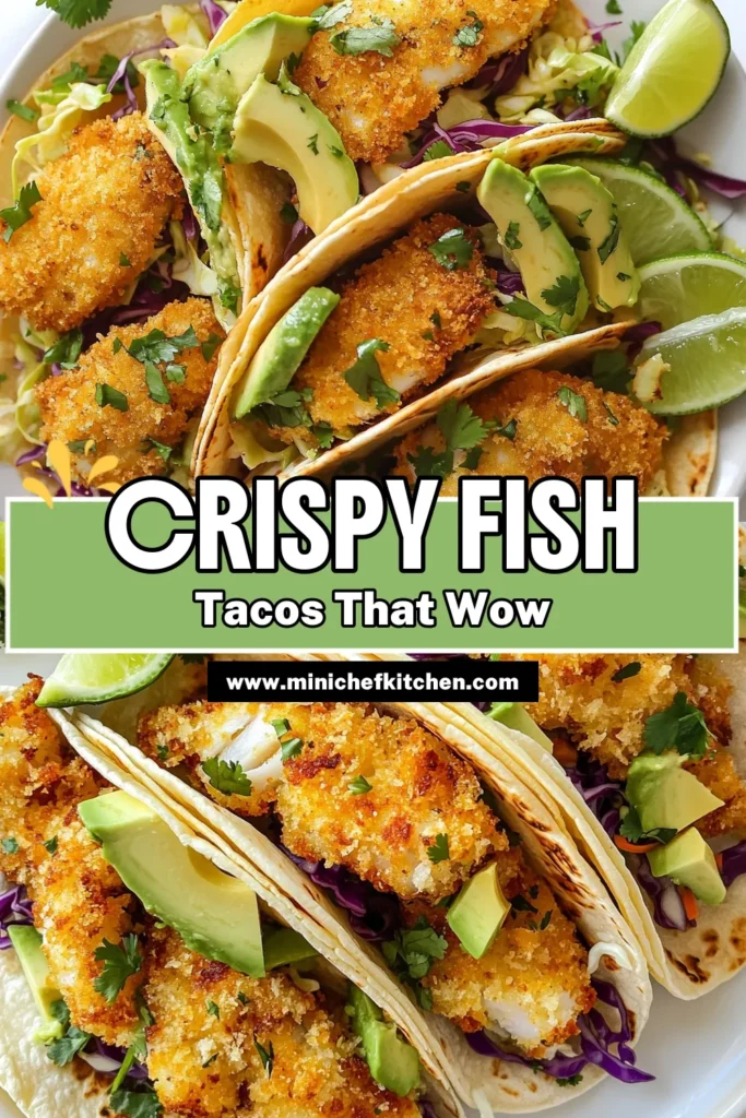 Discover how to make delicious Crispy Air Fryer Fish Tacos that are perfect for any meal! This easy fish taco recipe features perfectly coated panko fish, fresh toppings, and warm corn tortillas for a satisfying bite. Enjoy healthy fish tacos without the guilt! Ideal for busy nights or casual gatherings, these tacos are a must-try. Save this Air Fryer Fish Recipe for later and treat your taste buds! #CrispyAirFryerFishTacos #EasyFishTacos #HealthyFishTacos #PankoFishTacos