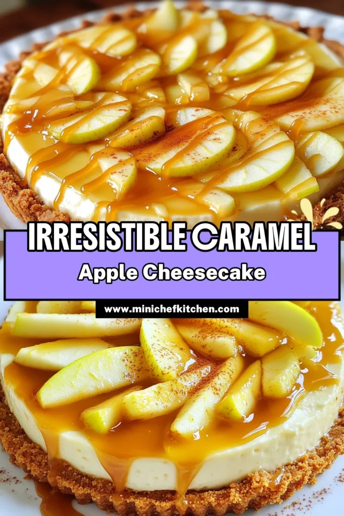 Indulge in the deliciousness of Caramel Apple Cheesecake Tart with this easy-to-follow recipe! This delightful dessert features a buttery graham cracker crust, a creamy cheesecake filling loaded with apples, and a luscious caramel topping. Perfect for any occasion, this tart is sure to impress your guests. Click to discover how to make this irresistible treat today! #CaramelAppleCheesecake #DessertRecipes #FallBaking #CheesecakeLovers