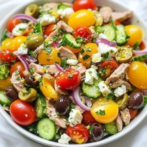 Mediterranean Tuna Salad Simple and Fresh Delight