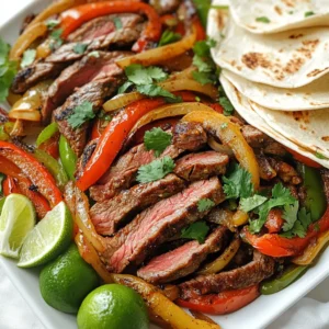 Chipotle Lime Steak Fajitas Tasty and Simple Recipe