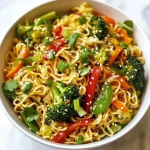 Spicy Garlic Ramen Stir Fry Flavorful Meal Idea