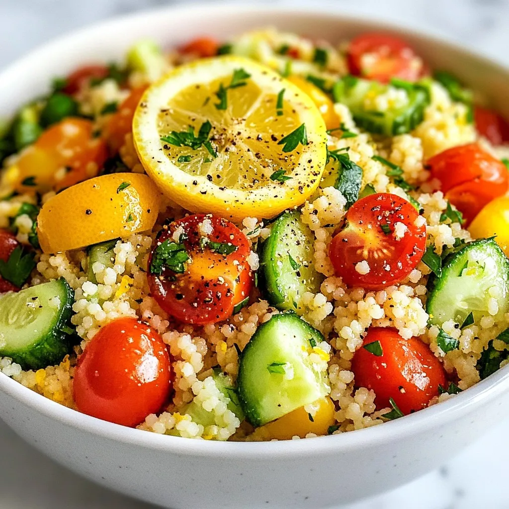 Lemon Pepper Couscous Flavorful and Easy Recipe