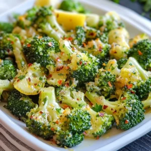 For this dish, you need 1 lb fresh broccoli florets. Look for bright green florets with firm stems. Fresh broccoli gives the best flavor and texture. Cut the florets into bite-sized pieces for even cooking. Next, gather the garlic and lemon components: - 4 cloves garlic, finely minced - 1 tablespoon fresh lemon zest - 3 tablespoons freshly squeezed lemon juice These ingredients add a bright, zesty flavor. The garlic brings warmth, while the lemon zest and juice give a fresh kick. To enhance the taste, consider these optional ingredients: - 1 teaspoon red pepper flakes (for a spicy kick) - Salt and freshly cracked black pepper, to taste - 2 tablespoons freshly grated Parmesan cheese (for richness) - Fresh parsley, chopped (for garnish) The red pepper flakes add heat, while the Parmesan cheese offers a creamy finish. Fresh parsley adds color and freshness. Feel free to mix and match based on your taste! {{ingredient_image_2}} Start by rinsing the fresh broccoli florets under cold water. This step cleans the broccoli and removes dirt. Next, cut the florets into bite-sized pieces. This helps them cook evenly and makes them easy to eat. Fill a large pot with water and add a bit of salt. Bring it to a rapid boil. Once boiling, carefully add the broccoli florets. Blanch them for about 2-3 minutes. You want them bright green and just tender. After blanching, quickly move the broccoli to a bowl of ice water. This stops the cooking and keeps the color vibrant. Let it cool for a few minutes, then drain and set aside. In a spacious skillet, pour in the extra virgin olive oil over medium heat. Wait until the oil shimmers. Add the minced garlic to the skillet. Saut&eacute; it for about 1 minute. Keep an eye on it to avoid burning. The garlic should be fragrant and lightly golden. Once ready, add the blanched broccoli to the skillet. Toss it well with the garlic. Cook for an additional 4-5 minutes. Stir occasionally to heat everything evenly. Now, sprinkle the fresh lemon zest over the broccoli. Drizzle the fresh lemon juice on top. If you want some heat, add red pepper flakes now. Season with salt and freshly cracked black pepper to taste. Toss everything together until the broccoli is fully coated and heated through. If you like, add the grated Parmesan cheese for a creamy touch. Finally, remove the skillet from heat. Top with chopped fresh parsley for color and flavor. To cook broccoli just right, start by cutting it into even pieces. This helps it cook evenly. Blanch the broccoli in boiling, salted water for 2-3 minutes. This keeps the bright green color and a slight crunch. After blanching, cool it quickly in ice water. This stops the cooking. You want vibrant, tender broccoli, not mushy. Seasoning brings your dish to life. Use fresh garlic for a strong flavor. Saut&eacute; it until it smells great, but don&rsquo;t let it burn. Add lemon zest and juice for brightness. If you love heat, sprinkle in red pepper flakes. Finish with salt and pepper to taste. For a rich touch, add grated Parmesan cheese just before serving. Presentation makes your dish appealing. Use a bright platter to serve the broccoli. Arrange it neatly, and add lemon wedges around the edge. A light sprinkle of Parmesan cheese on top adds elegance. Finish with chopped parsley for color. This makes your lemon garlic broccoli look as good as it tastes! Pro Tips Blanching Technique: Blanching the broccoli before saut&eacute;ing helps retain its vibrant color and crisp texture, ensuring it remains tender yet crunchy. Garlic Saut&eacute;ing: Keep a close eye on the garlic while saut&eacute;ing it; it can quickly go from golden to burnt, affecting the flavor of the entire dish. Parmesan Melting: If using Parmesan, add it towards the end of cooking to allow it to melt slightly and blend with the other flavors without becoming overly gooey. Freshness Matters: Use fresh lemon juice and zest for the best flavor; bottled lemon juice lacks the brightness that fresh ingredients provide. {{image_4}} You can make your lemon garlic broccoli even more filling by adding chicken or shrimp. For chicken, use boneless, skinless breast. Cut it into small pieces and cook it in the skillet before adding the garlic. This way, the chicken absorbs all the garlic flavor. For shrimp, add raw, peeled shrimp directly to the skillet after you saut&eacute; the garlic. Cook them until they turn pink and opaque. If you want a tasty vegetarian option, try adding tofu or chickpeas. For tofu, use firm tofu. Cut it into cubes and saut&eacute; it with the garlic until it gets a nice golden color. If using chickpeas, drain and rinse a can of them. Toss them into the skillet after the garlic. They add a good crunch and texture to the dish. Both options work well with the bright lemon flavors. Changing the seasoning can give your lemon garlic broccoli a new twist. Try adding soy sauce for an Asian flair. A splash of balsamic vinegar can add depth. If you want to spice things up, consider using curry powder or cumin. Each of these options can transform the dish while keeping it fresh and vibrant. Don't be afraid to experiment! After you enjoy your Lemon Garlic Broccoli, store any leftovers properly. Place the broccoli in an airtight container. Make sure it cools completely before sealing. This helps keep it fresh. Store it in the fridge for up to three days. Use a marker to label the container with the date. This way, you won't forget when you made it! When you're ready to eat the leftovers, reheating is simple. You can use the microwave for quick results. Place the broccoli in a microwave-safe dish. Cover it with a damp paper towel to keep it moist. Heat in one-minute intervals, stirring in between. You want it warm, not hot. If you prefer, you can reheat in a skillet. Add a splash of olive oil and stir over low heat until warm. Freezing is a great option if you want to save some for later. First, let the broccoli cool completely. Spread it in a single layer on a baking sheet. Freeze it for about an hour. This prevents the pieces from sticking together. Then, transfer the frozen broccoli to a freezer-safe bag. Remove as much air as possible before sealing. Label the bag with the date. You can freeze it for up to three months. When you're ready, just thaw in the fridge overnight before reheating. Enjoy your quick and healthy meal anytime! Yes, you can use frozen broccoli. It saves time and is easy to find. Just remember to thaw it before cooking. If you use frozen, skip the blanching step. Instead, saut&eacute; the thawed broccoli directly with the garlic. This helps keep the flavor bright and fresh. Lemon garlic broccoli pairs well with many dishes. Try it with grilled chicken or fish for protein. It also goes great with quinoa or rice for a hearty meal. Serve it alongside pasta for a lovely vegetarian option. You can even add it to a salad for extra crunch and flavor. To make this dish vegan, simply skip the Parmesan cheese. You can use nutritional yeast instead for a cheesy flavor. This adds richness without dairy. The lemon and garlic give the dish a bright taste that shines on its own. Enjoy it on its own or as a side! This blog post covered how to make delicious lemon garlic broccoli. You learned about key ingredients, like fresh broccoli, garlic, and lemon. I shared steps to prepare and cook your dish perfectly. You also found tips for flavor and presentation, along with ideas for variations and storage. Remember, simple cooking can lead to great meals. Enjoy experimenting with this dish and make it your own!