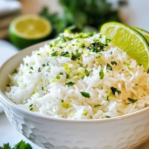 Zesty Cilantro Lime Rice Fresh and Flavorful Side