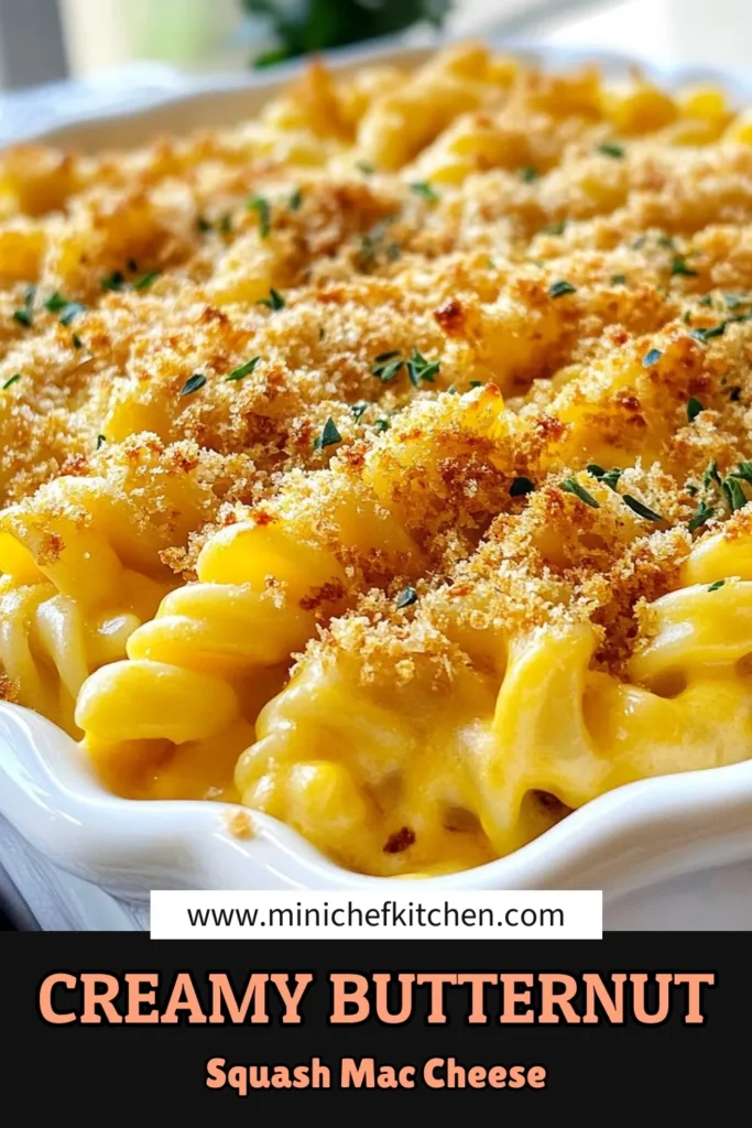 Indulge in this delicious Butternut Squash Mac and Cheese, a creamy butternut squash pasta dish that delights the senses. This homemade mac and cheese with vegetables is a healthy mac and cheese recipe that's perfect for cozy dinners. Baked macaroni and cheese with butternut squash offers a rich, cheesy flavor your family will love. Try this comforting recipe today and savor the goodness! Save this for later! #ButternutSquash #MacAndCheese #HealthyRecipes #ComfortFood