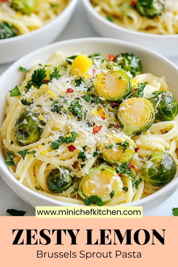 Discover a delightful twist on a classic dish with this Lemon Parmesan Brussels Sprout Pasta recipe! This healthy pasta dish combines whole wheat pasta with savory lemon garlic Brussels sprouts for a nutritious meal that's both filling and flavorful. Perfect for a quick weeknight dinner, this easy recipe is sure to impress. Save it now and enjoy a delicious Lemon Parmesan Pasta that everyone will love! #HealthyPastaDishes #BrusselsSproutPastaRecipe #WholeWheatPastaRecipe #LemonGarlicBrusselsSprouts
