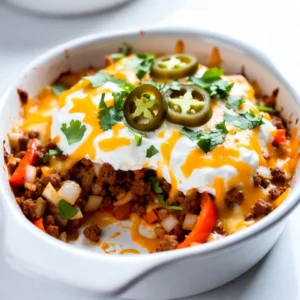 Keto Taco Casserole Tasty and Satisfying Meal