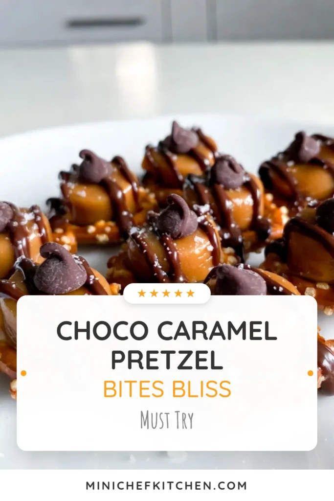 Indulge in the perfect mix of sweet and salty with these irresistible chocolate caramel pretzel bites. This easy dessert recipe combines mini pretzels, gooey caramel, and rich chocolate for a delightful treat everyone will love. Ideal for parties or a quick snack, these no-bake dessert ideas are a must-try! Ready to make your own chocolate pretzel treats? Save this recipe and satisfy your cravings! #ChocolateCaramelPretzelBites #EasyDessertRecipes #SweetAndSaltySnacks #ChocolatePretzelTreats
