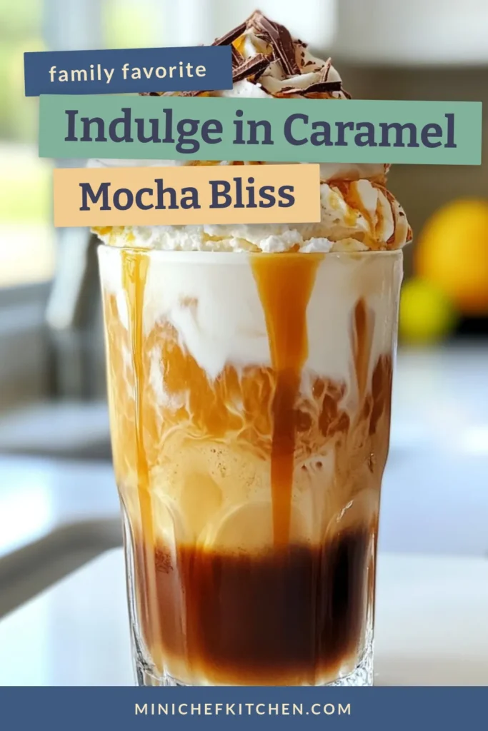 Indulge in the ultimate Caramel Mocha Iced Coffee, a delicious blend of rich chocolate and sweet caramel that transforms your coffee experience. This easy-to-make iced coffee recipe is perfect for coffee lovers. With just a few simple ingredients, you can whip up this refreshing cold coffee drink in minutes. Perfect for hot days, this caramel coffee recipe will satisfy your cravings! Try it now and save this recipe for later! #IcedCoffeeRecipes #MochaCoffeeDrinks #ColdCoffeeDrinks #CaramelCoffeeRecipe