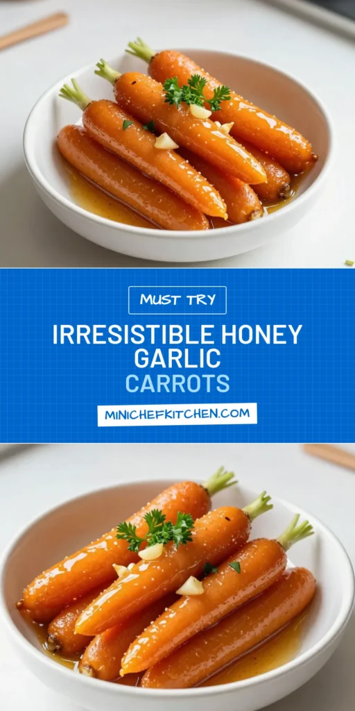 Discover the perfect blend of sweetness and savoriness with this easy Honey Garlic Glazed Carrots recipe. These nutritious carrot recipes bring out the best in baby carrots, making them an irresistible side dish. Whether you're looking for a quick dinner addition or a flavorful way to enjoy veggies, this glazed baby carrots recipe is a must-try. Save this sweet and savory carrot recipe for a delicious twist at your next meal! #CarrotRecipes #HoneyGarlicGlazedCarrots #EasySideDish #VegetarianRecipes