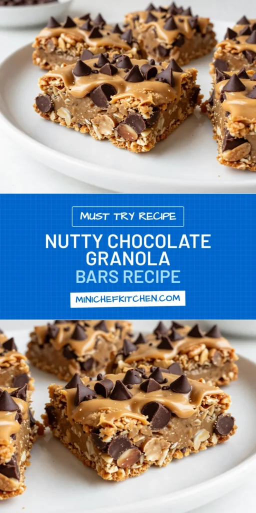 Looking for a delicious and nutritious snack? Try these Peanut Butter Chocolate Chip Granola Bars! This easy, no-bake granola bars recipe combines creamy peanut butter and chocolate chips for a sweet treat you can feel good about. Perfect as healthy snack bars for busy days, they’re packed with flavor and wholesome ingredients. Make your own homemade granola bars in no time. Save this recipe now! #PeanutButterGranolaBars #HealthySnack #GranolaRecipe #NoBakeTreats