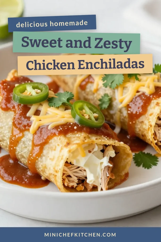 Discover the deliciously easy Honey Lime Chicken Enchiladas recipe that will become your new favorite! These creamy cheese-filled delights, featuring a perfect blend of shredded chicken, cream cheese, and honey, are the ultimate baked enchiladas you can whip up quickly. Ideal for family dinners, these cheesy chicken enchiladas are bursting with flavor. Save this easy chicken enchilada recipe to your boards today and delight your taste buds! #HoneyLimeChickenEnchiladas #CheesyChickenEnchiladas #EasyChickenEnchiladaRecipe #BakedEnchiladasWithHoney