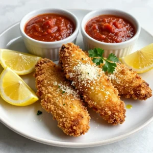 Parmesan Crusted Chicken Tenders Crispy Delight