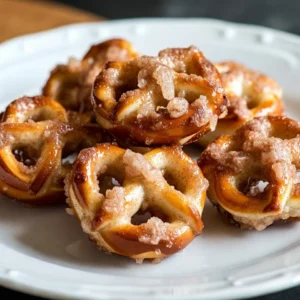 Cinnamon Sugar Pretzel Bites Sweet and Simple Treat