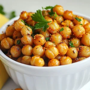 Spicy Cajun Roasted Chickpeas Crunchy Flavor Boost